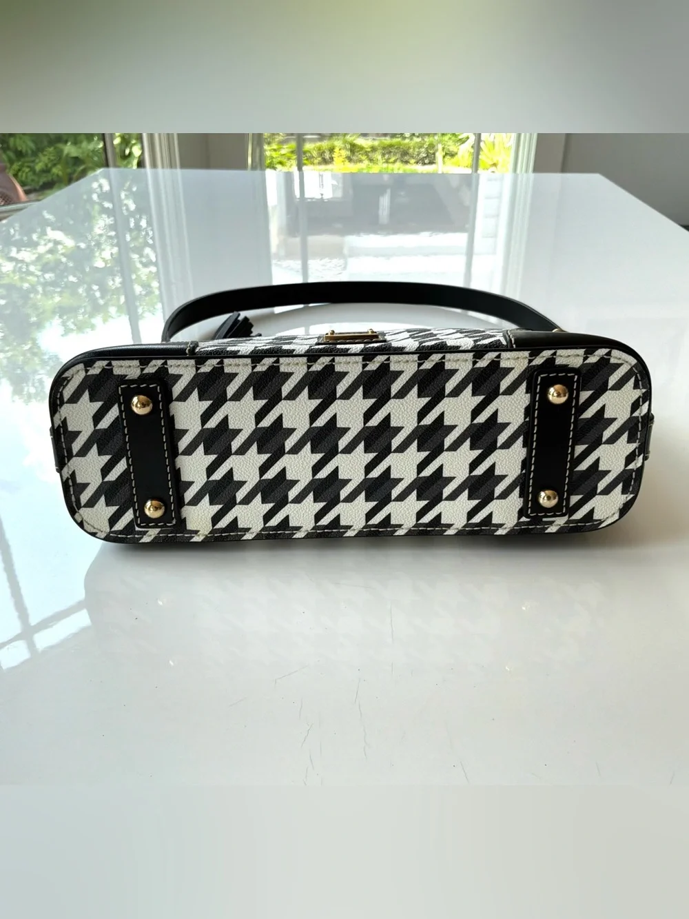Dooney & Bourke Houndstooth Heritage Hobo 23 Bag K2350536 - Picture 5 of 15